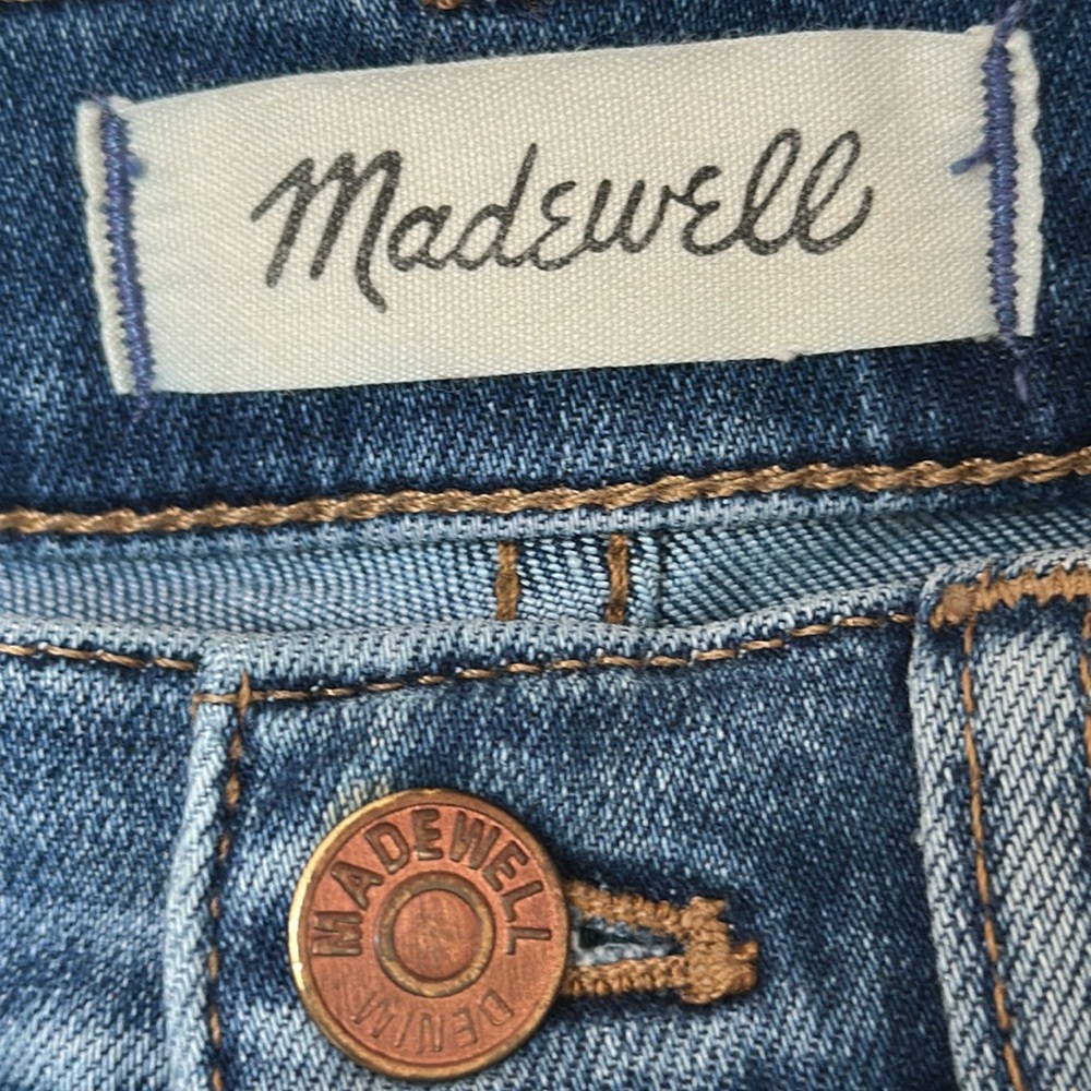 MADEWELL Classic Blue Skinny Jeans. - Picture 4 of 14